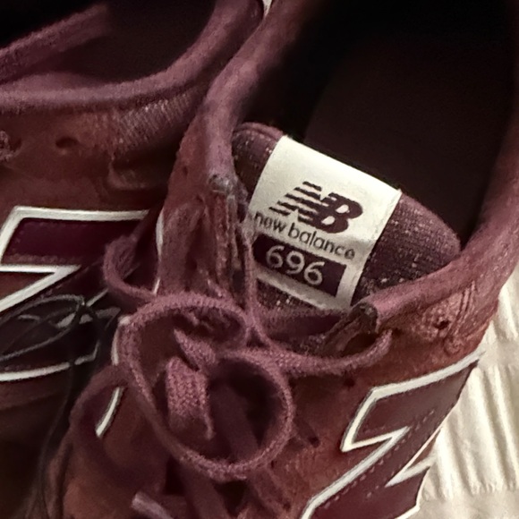 New Balance 696 Women's Deep Red Burgundy Free People - Anthropologie - 9 - Picture 10 of 13